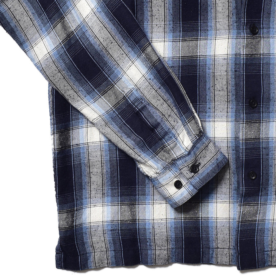 RS.Nep Check Open Collar L/S SH