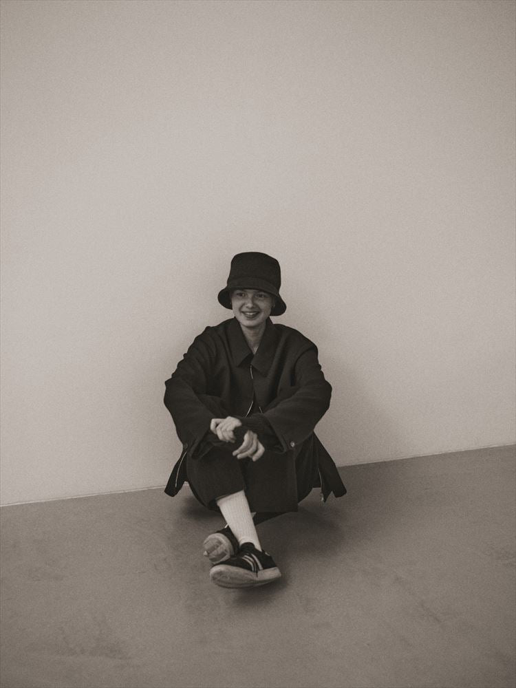 PURE BLACK WOOL HARRINGTON JACKET