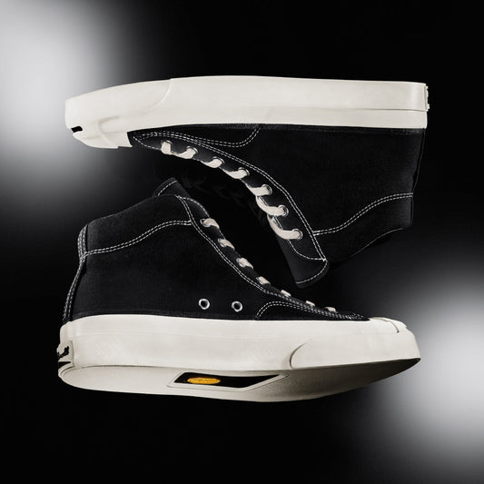  JACK PURCELL CANVAS MID (BLACK)  