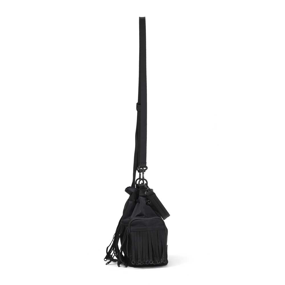 TAPE FRINGE DRAW STRING BAG