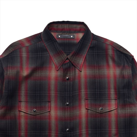  R.Plaid Western SH  