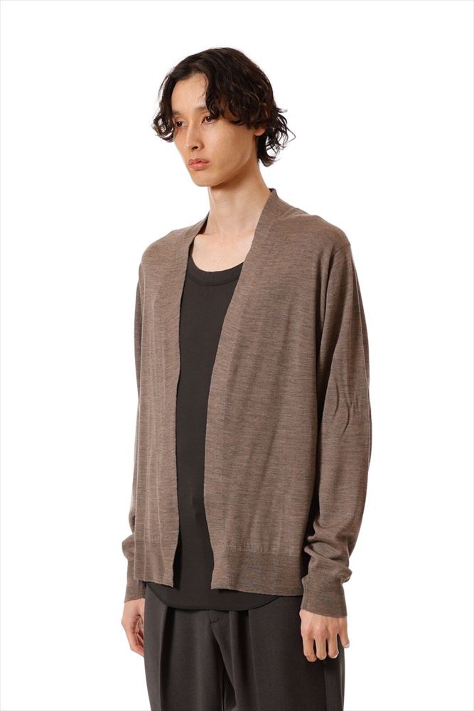 JOHN SMEDLEY MERINO EXTRAFINE BUTTONLESS V NECK CARDIGAN