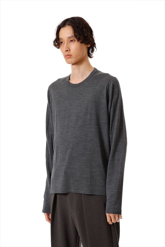 JOHN SMEDLEY MERINO EXTRAFINE WELTED CREW NECK L/S