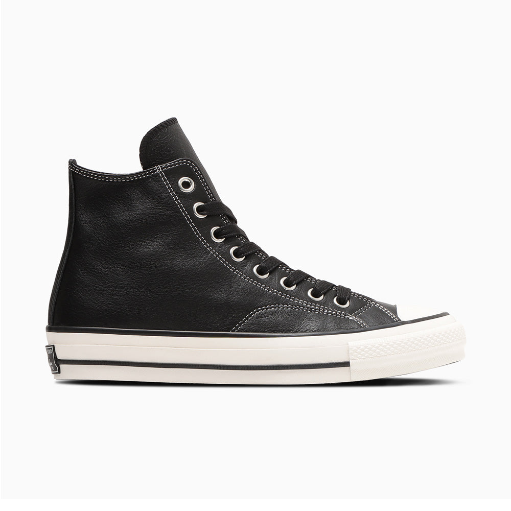 CHUCK TAYLOR LEATHER HI (BLACK)
