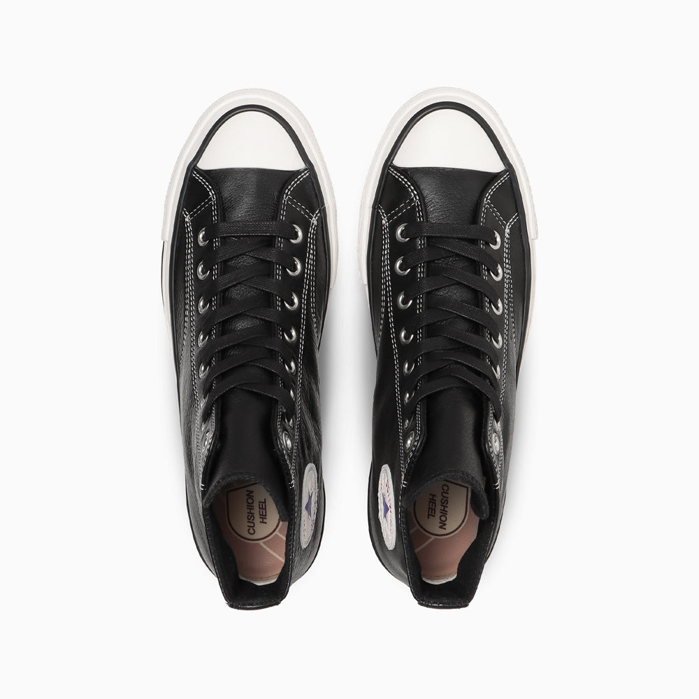 CHUCK TAYLOR LEATHER HI (BLACK)