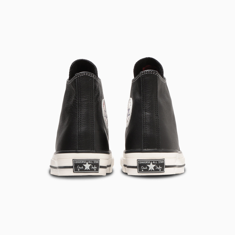 CHUCK TAYLOR LEATHER HI (BLACK)