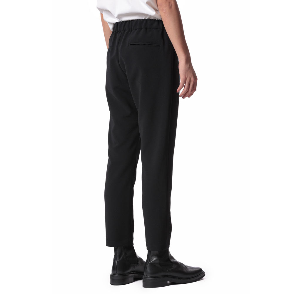 PE STRETCH DOUBLE CLOTH REGULAR FIT EASY TROUSERS