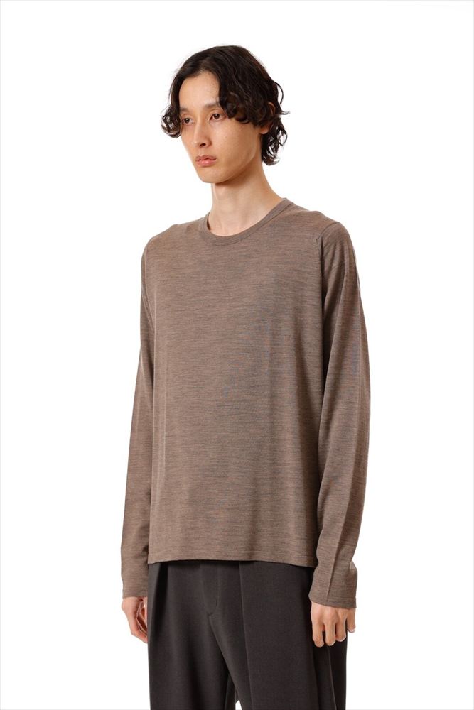 JOHN SMEDLEY MERINO EXTRAFINE WELTED CREW NECK L/S