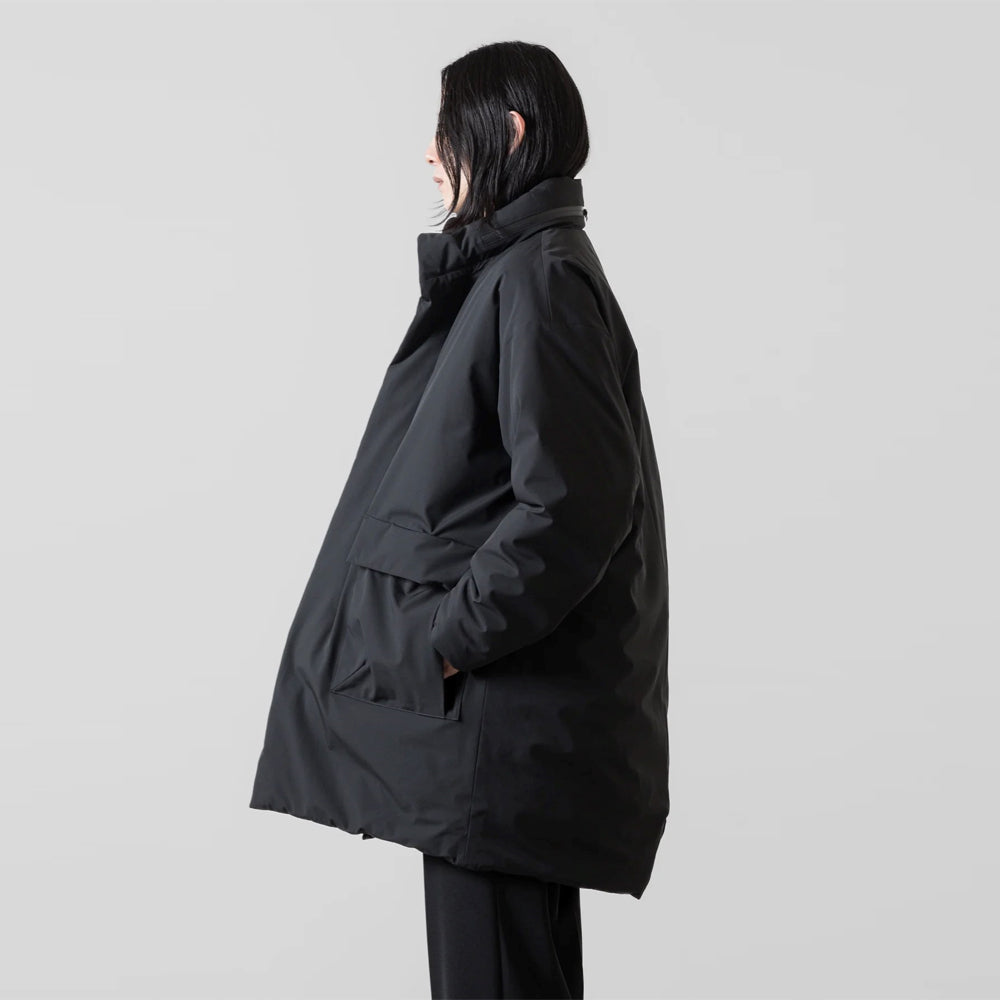 3LAYER LIGHT TAFFETA UTILITY DOWN COAT