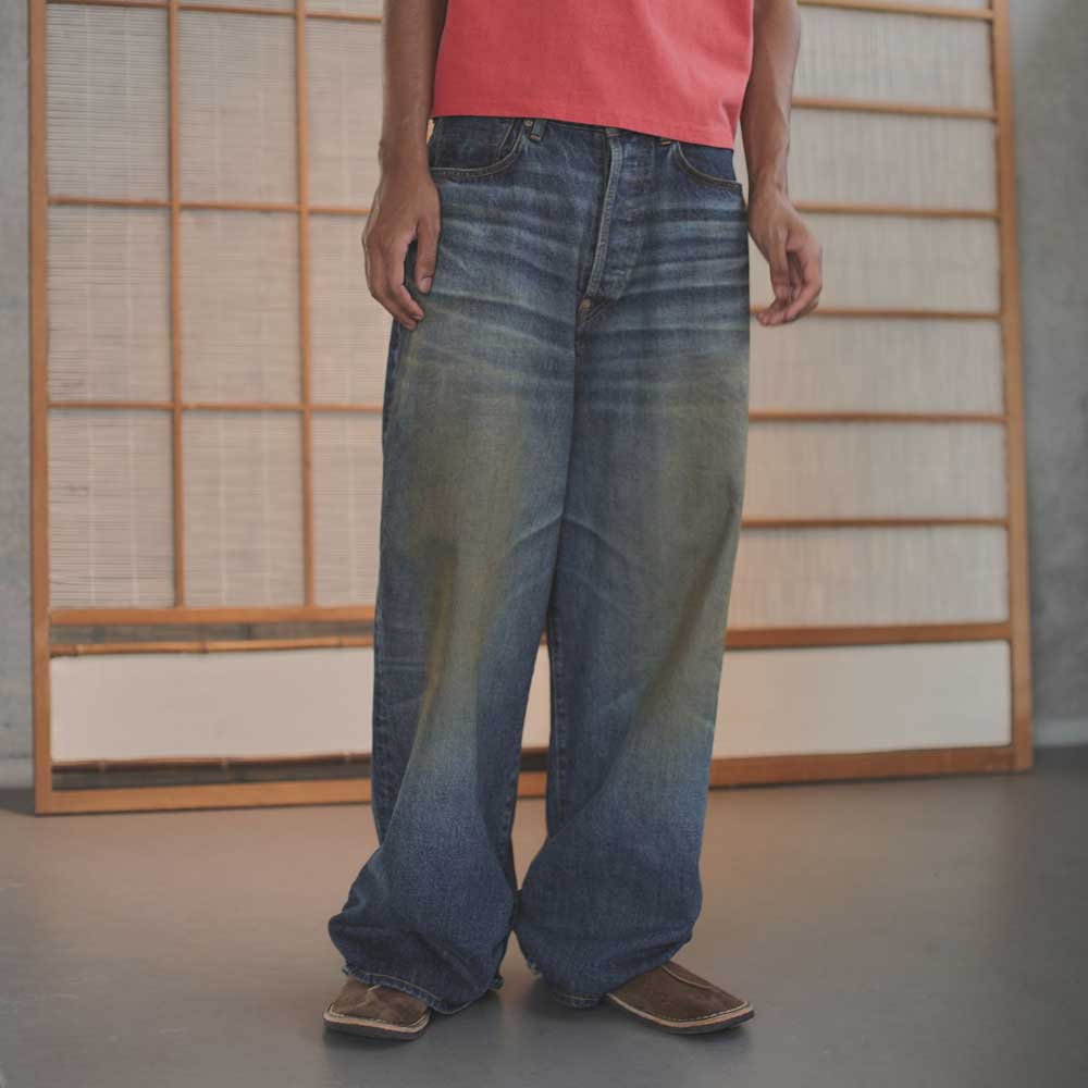 refomed(リフォメッド)FRESH MAN DENIM WIDE PANTS USED – Area