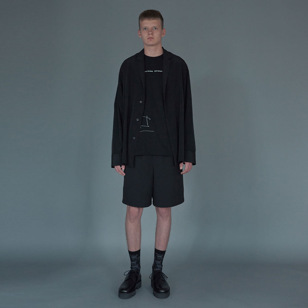 DECHINE NOTCHED LAPEL BIG SHIRT