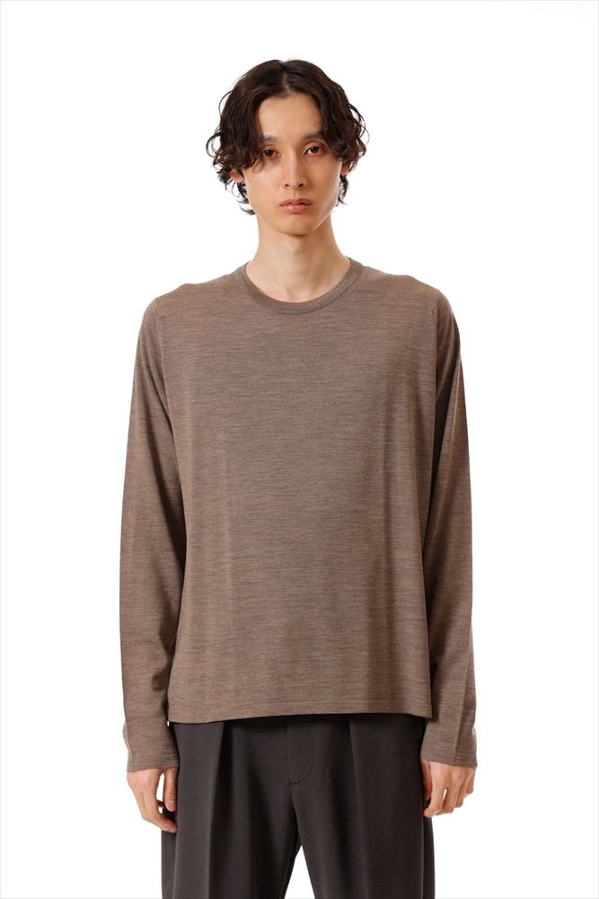JOHN SMEDLEY MERINO EXTRAFINE WELTED CREW NECK L/S