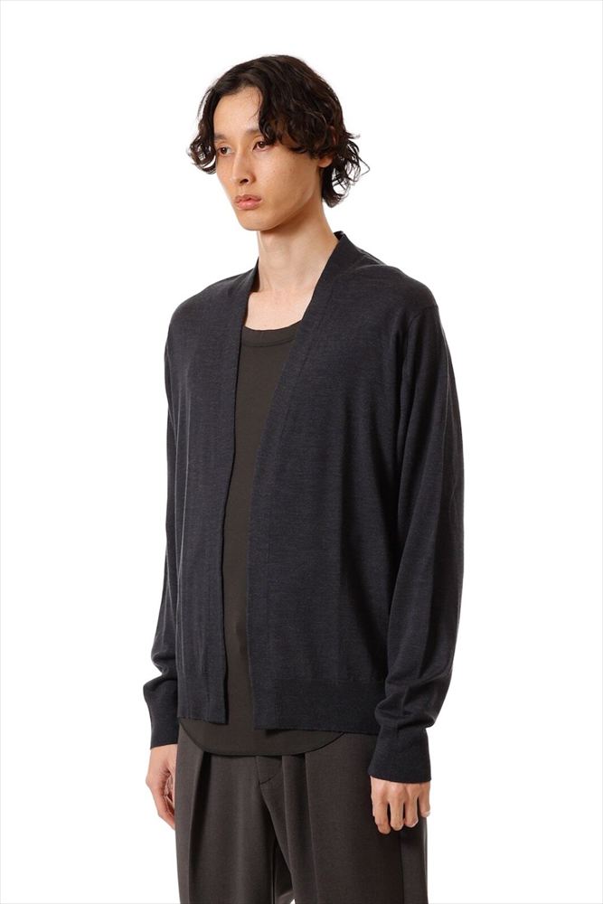 JOHN SMEDLEY MERINO EXTRAFINE BUTTONLESS V NECK CARDIGAN
