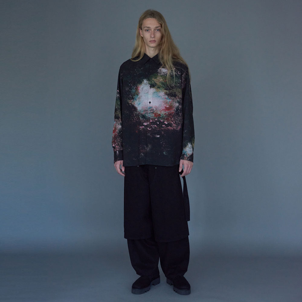 LAD MUSICIAN / DOUBLE KNEE PANTS 12oz FLAT DENIM