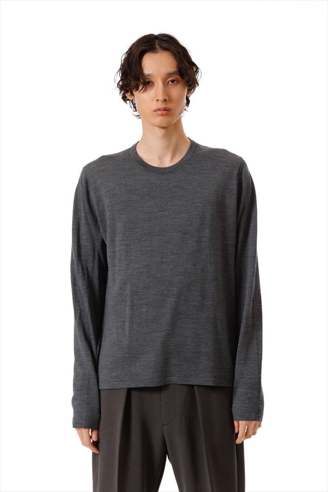 JOHN SMEDLEY MERINO EXTRAFINE WELTED CREW NECK L/S