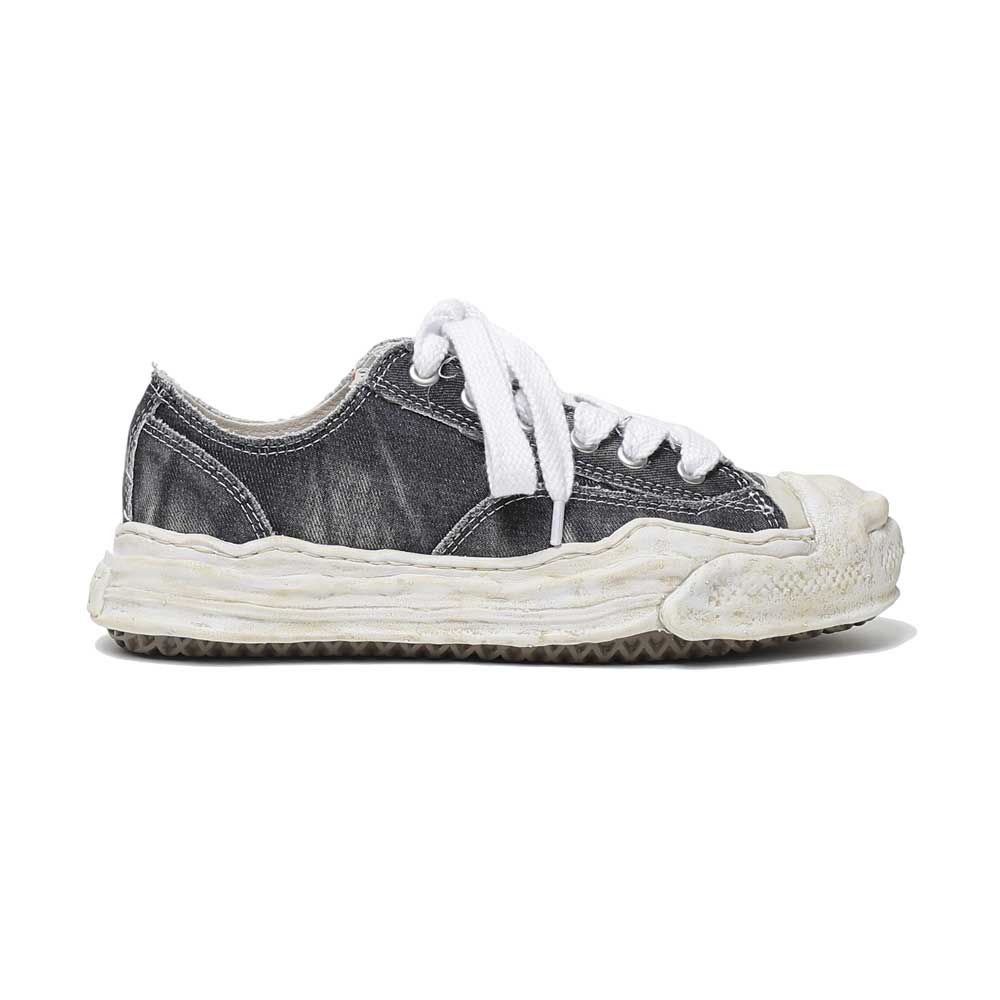 (HANK) OG Sole Bleaching and washing Low-top Sneaker BLACK