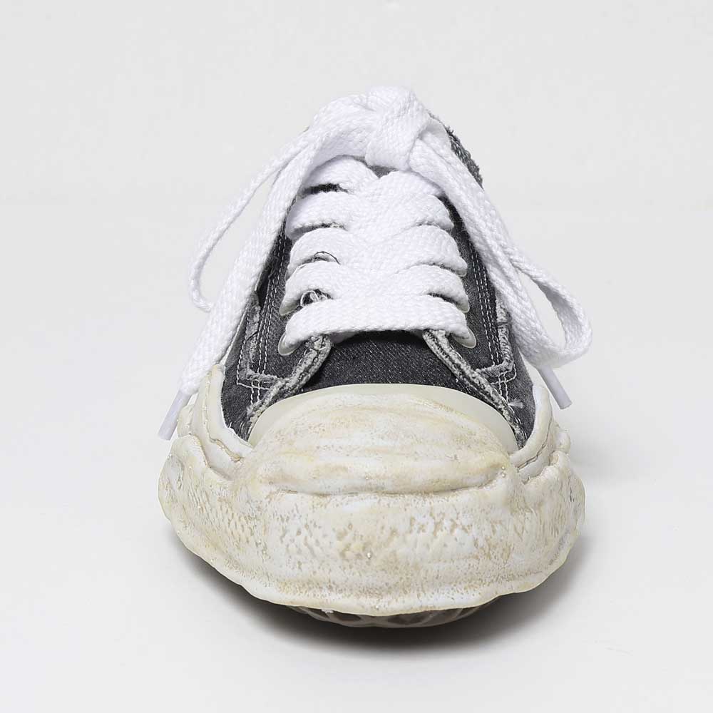 (HANK) OG Sole Bleaching and washing Low-top Sneaker BLACK