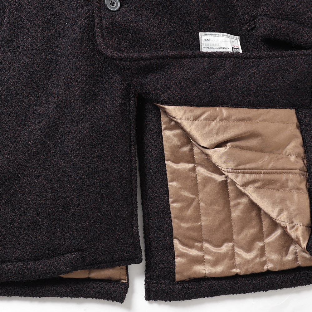 HOODED BALMACAAN COAT