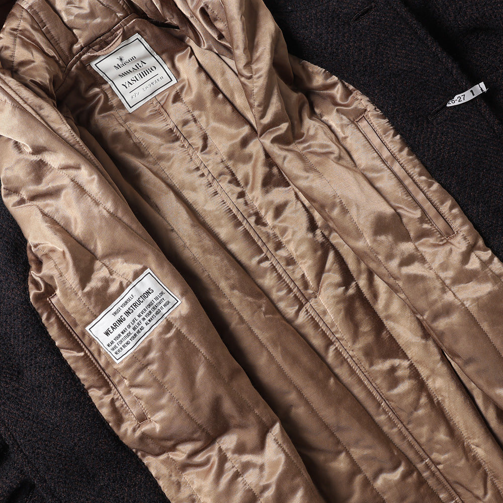 HOODED BALMACAAN COAT