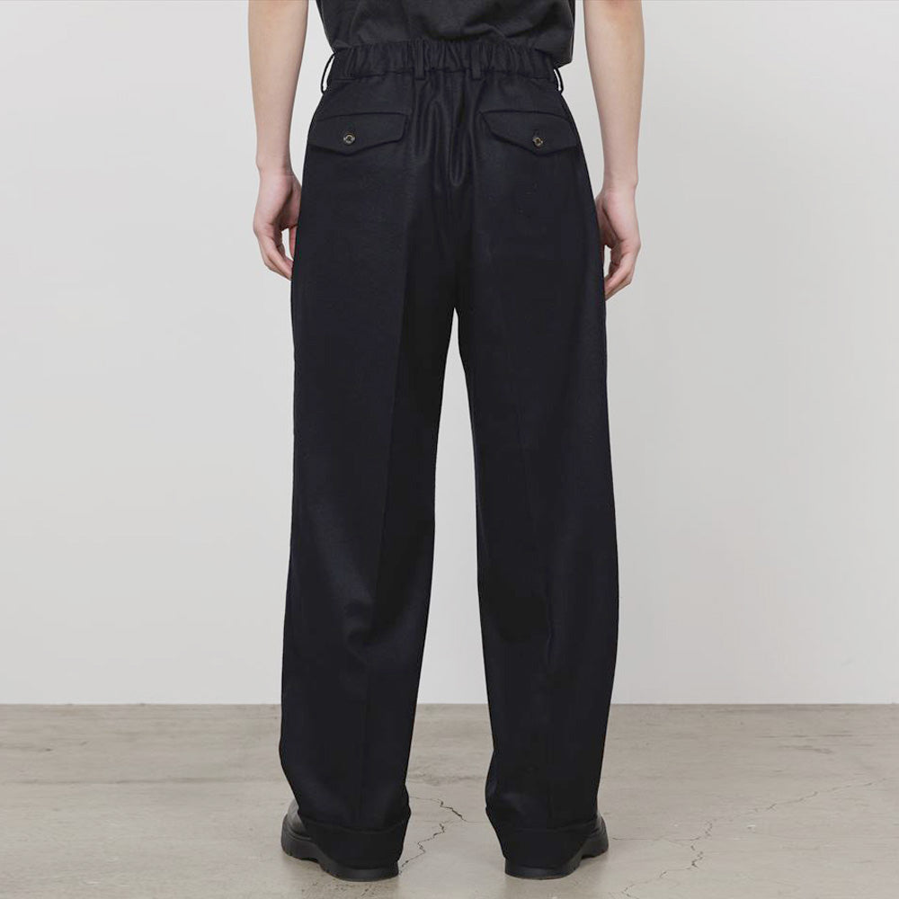スーツ MARKAWARE 23AW DOUBLE PLEATED TROUSERS M MARKAWARE Classic Fit Double Pleated Trousers 80/1 Hemp Typewriter-Clo