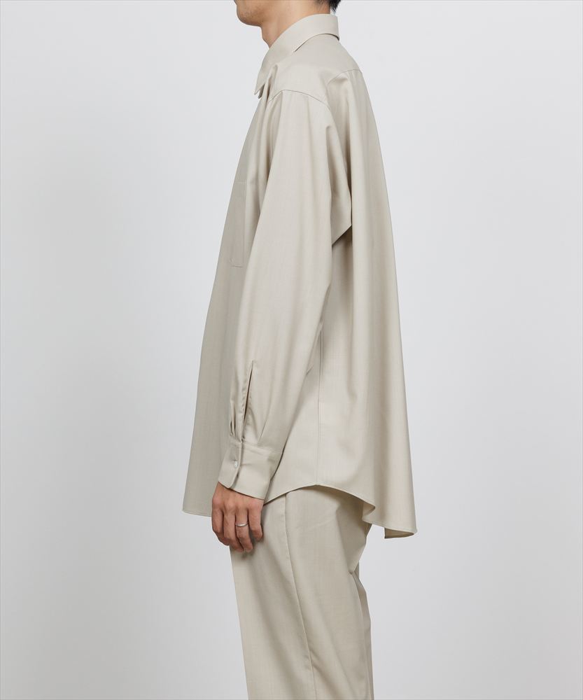 COMFORT FIT SHIRT ORGANIC WOOL 2/80 TROPICAL