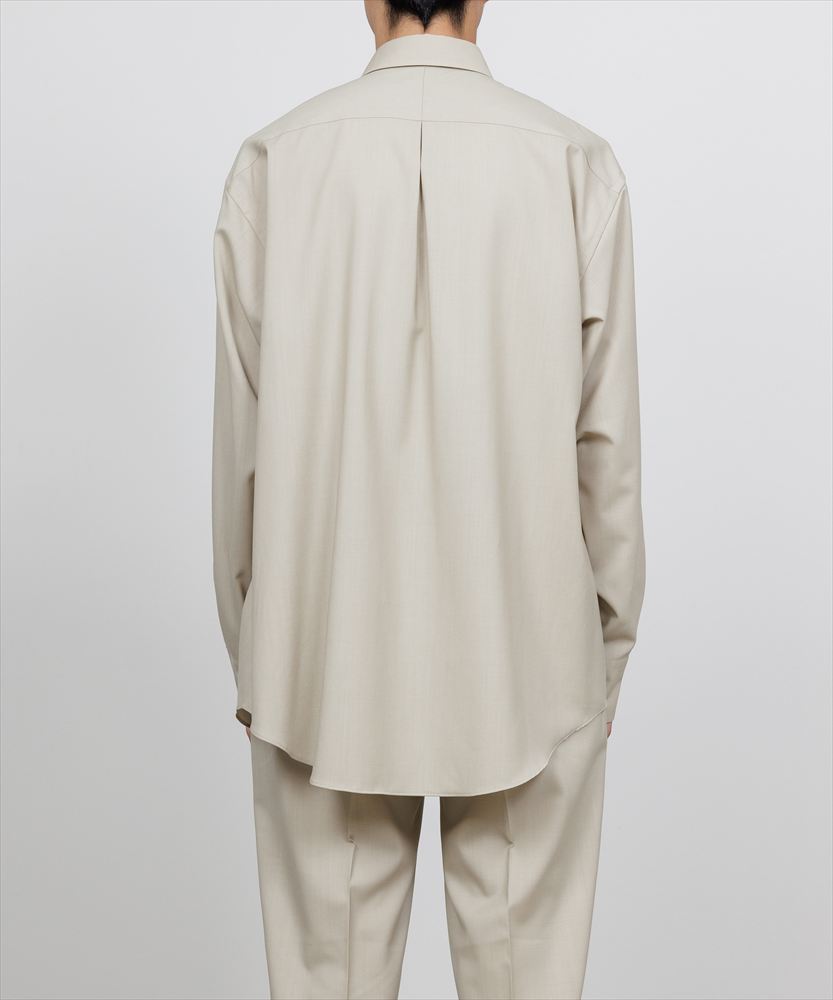 COMFORT FIT SHIRT ORGANIC WOOL 2/80 TROPICAL