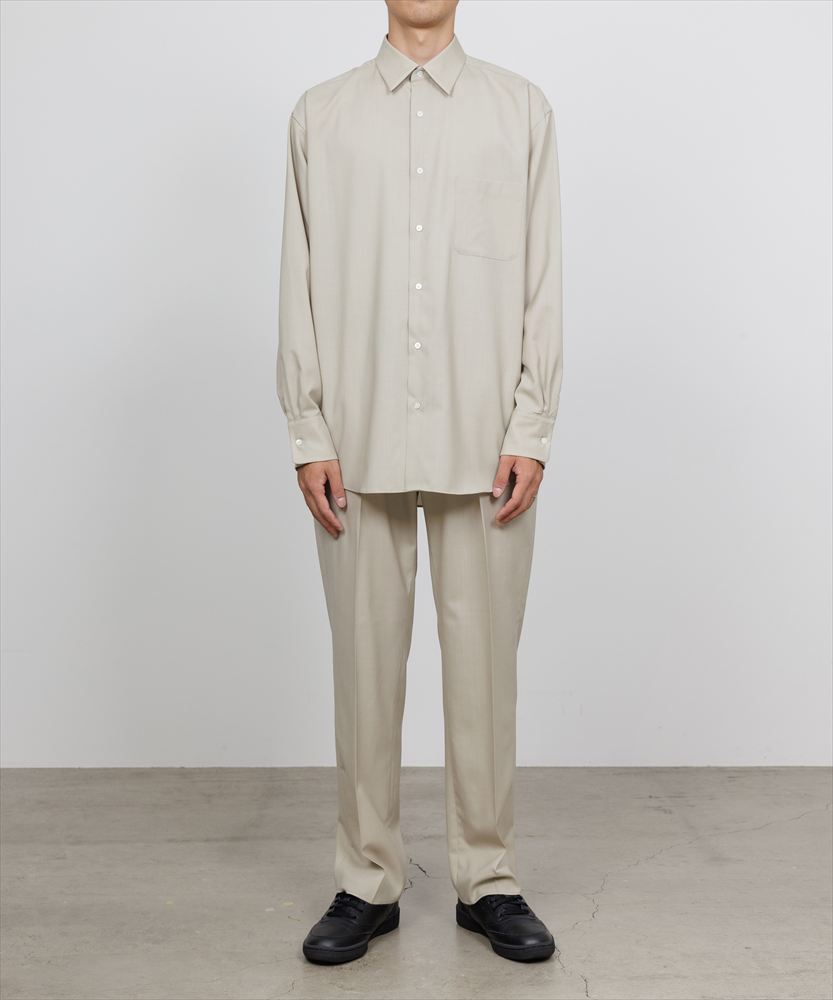 COMFORT FIT SHIRT ORGANIC WOOL 2/80 TROPICAL