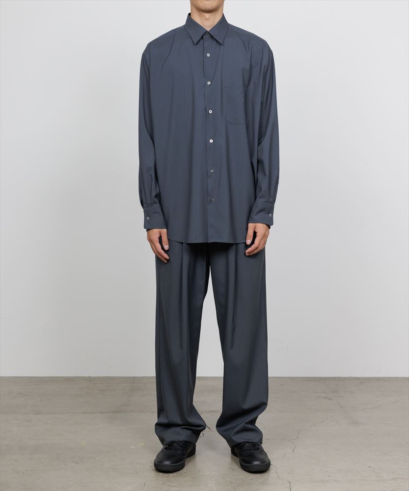 COMFORT FIT SHIRT ORGANIC WOOL 2/80 TROPICAL