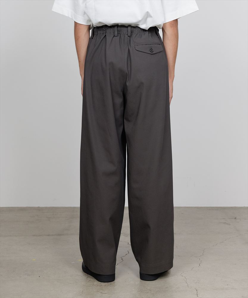 MARKAWARE(マーカウェア) - TRIPLE PLEATED EASY TROUSERS ORGANIC