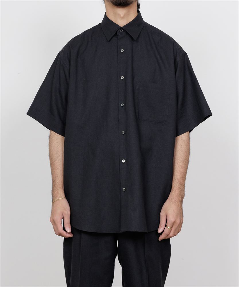 COMFORT FIT SHIRTS S/S ORGANIC WOOL HEMP TROPICAL