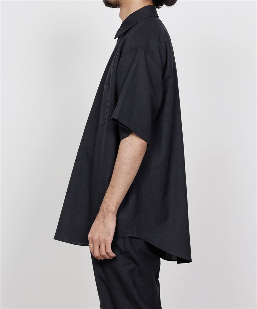 COMFORT FIT SHIRTS S/S ORGANIC WOOL HEMP TROPICAL