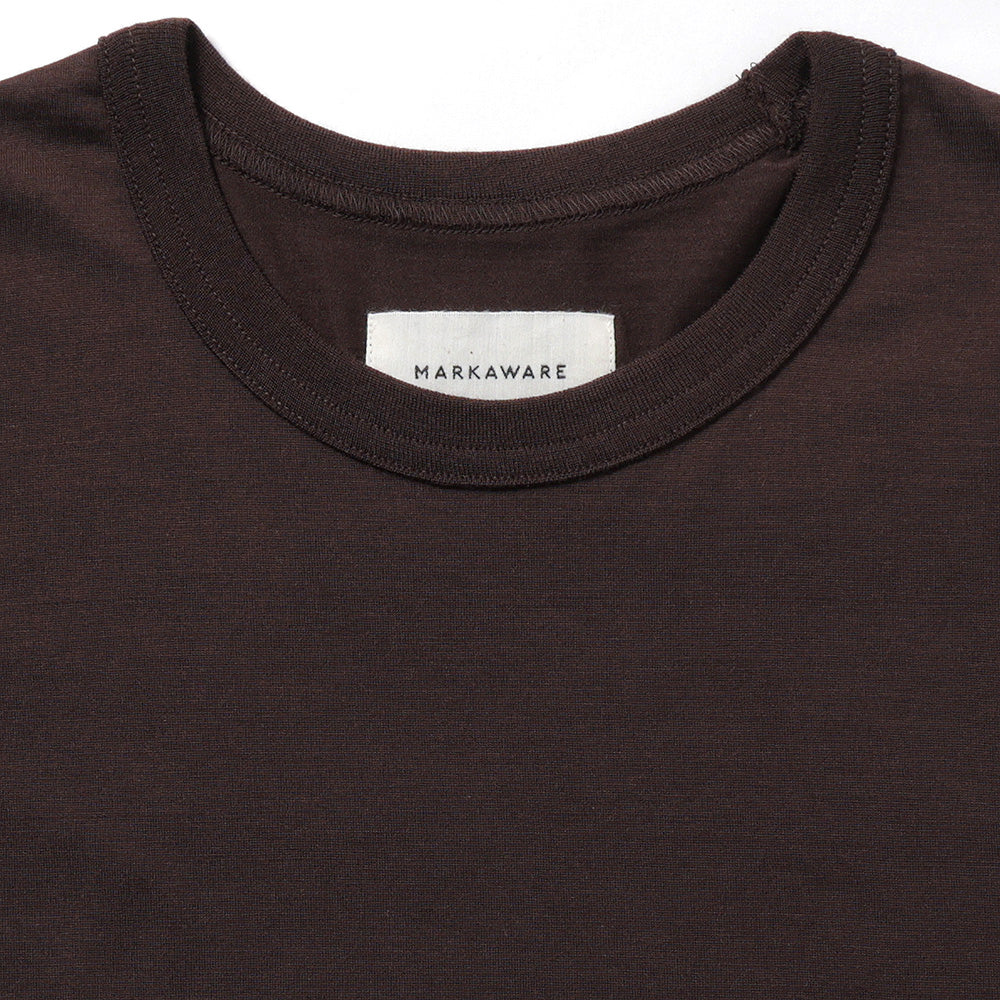 RELAXED FIT L/S TEE SUPER160s WOOL WASHABLE