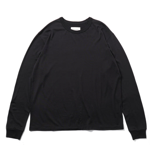  RELAXED FIT L/S TEE SUPER160s WOOL WASHABLE  