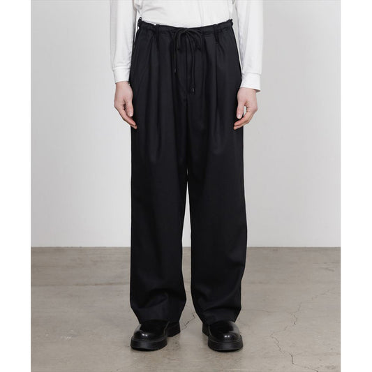  DOUBLE PLEATED EASY TROUSERS ORGANIC COTTON SURVIVAL CLOTH  