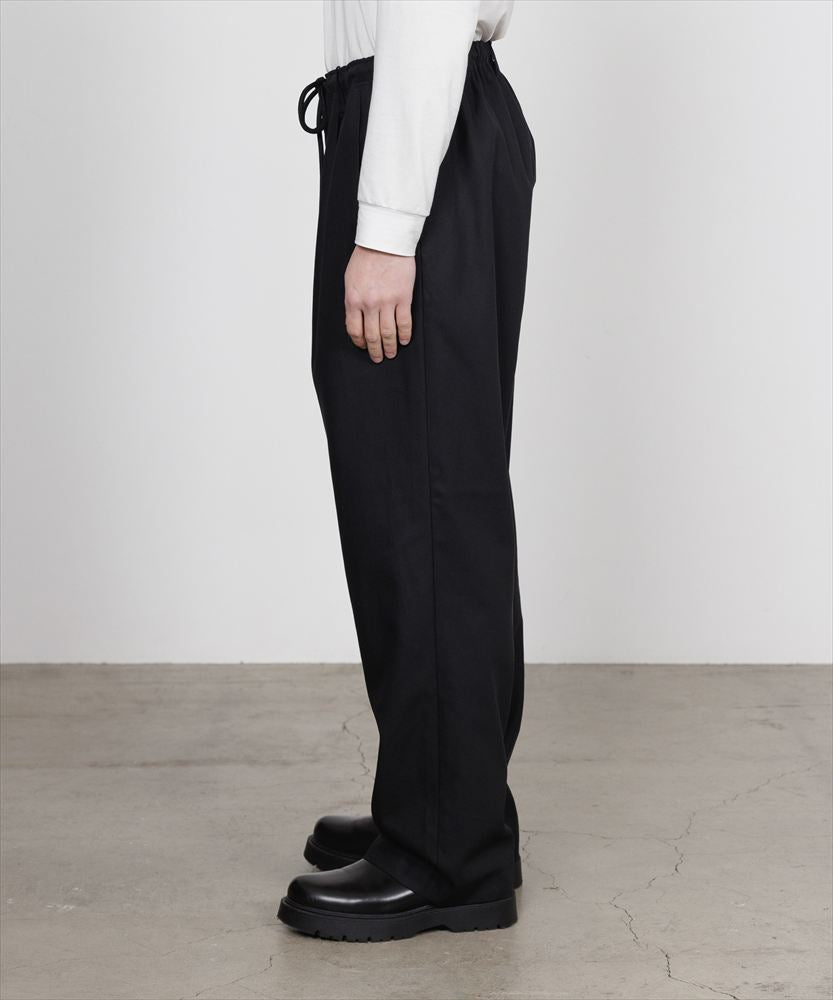 DOUBLE PLEATED EASY TROUSERS ORGANIC COTTON SURVIVAL CLOTH