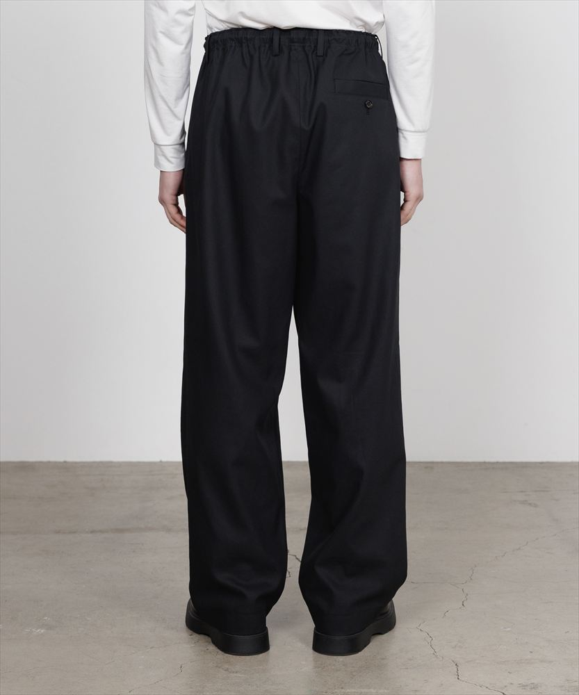 DOUBLE PLEATED EASY TROUSERS ORGANIC COTTON SURVIVAL CLOTH