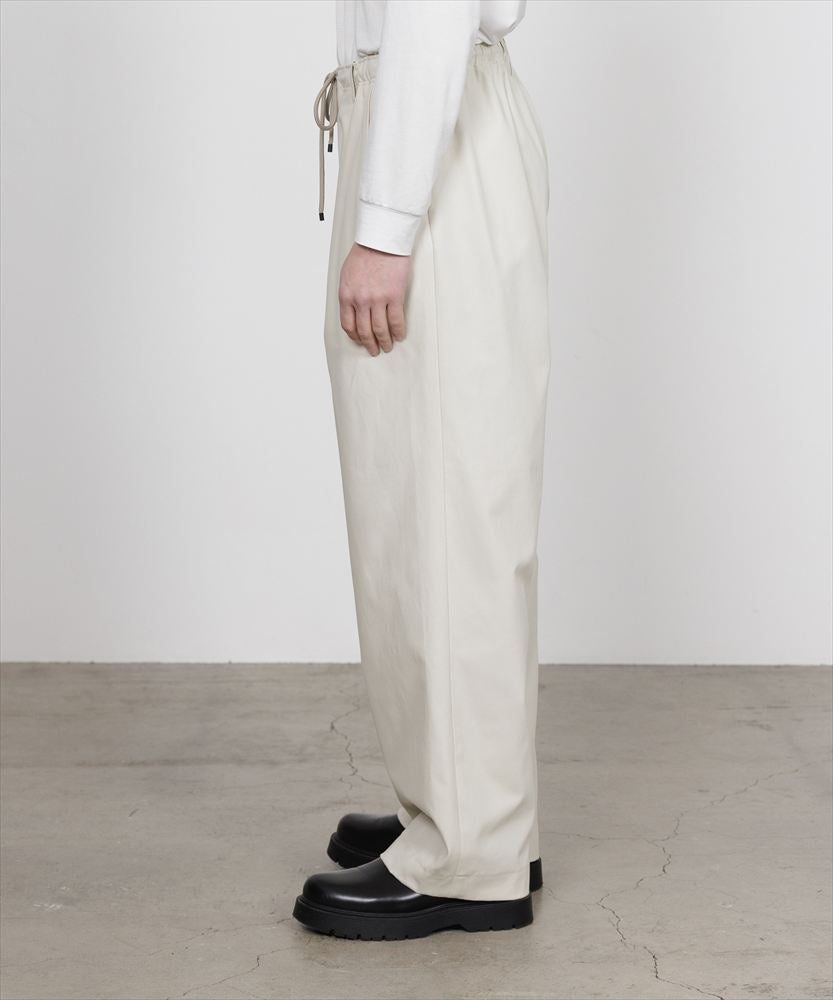 DOUBLE PLEATED EASY TROUSERS ORGANIC COTTON SURVIVAL CLOTH