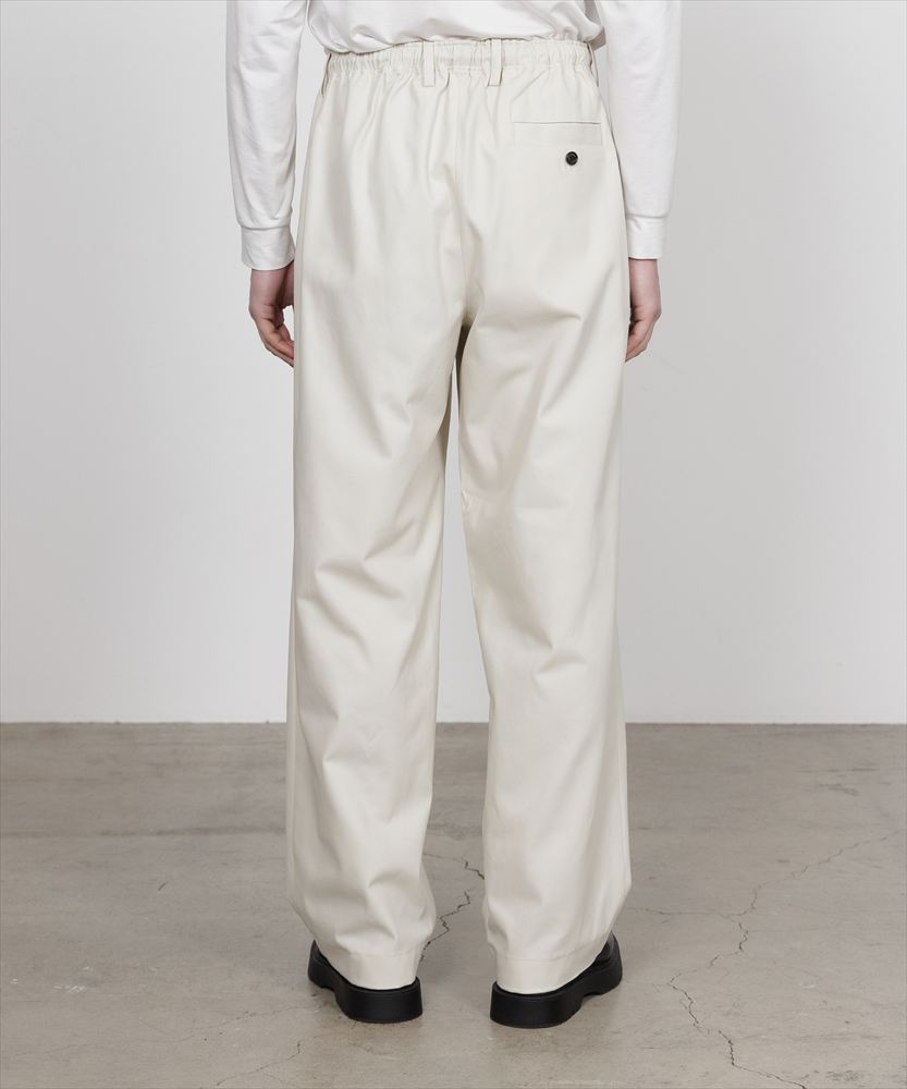 DOUBLE PLEATED EASY TROUSERS ORGANIC COTTON SURVIVAL CLOTH