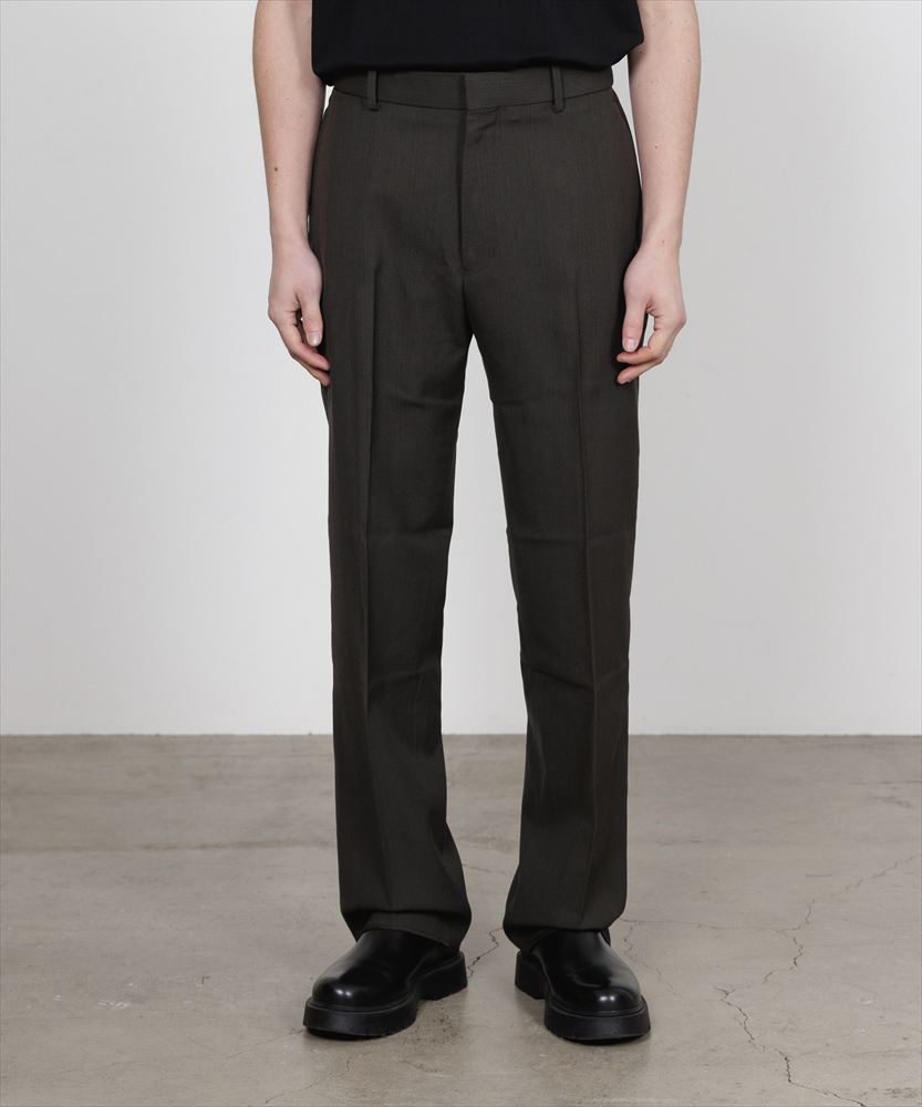 FLAT TAPERED TROUSERS ORGANIC WOOL SURVIVAL CLOTH