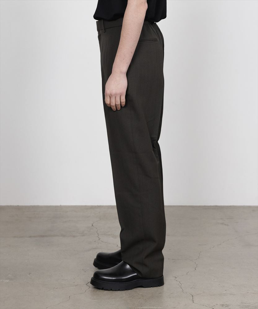 FLAT TAPERED TROUSERS ORGANIC WOOL SURVIVAL CLOTH