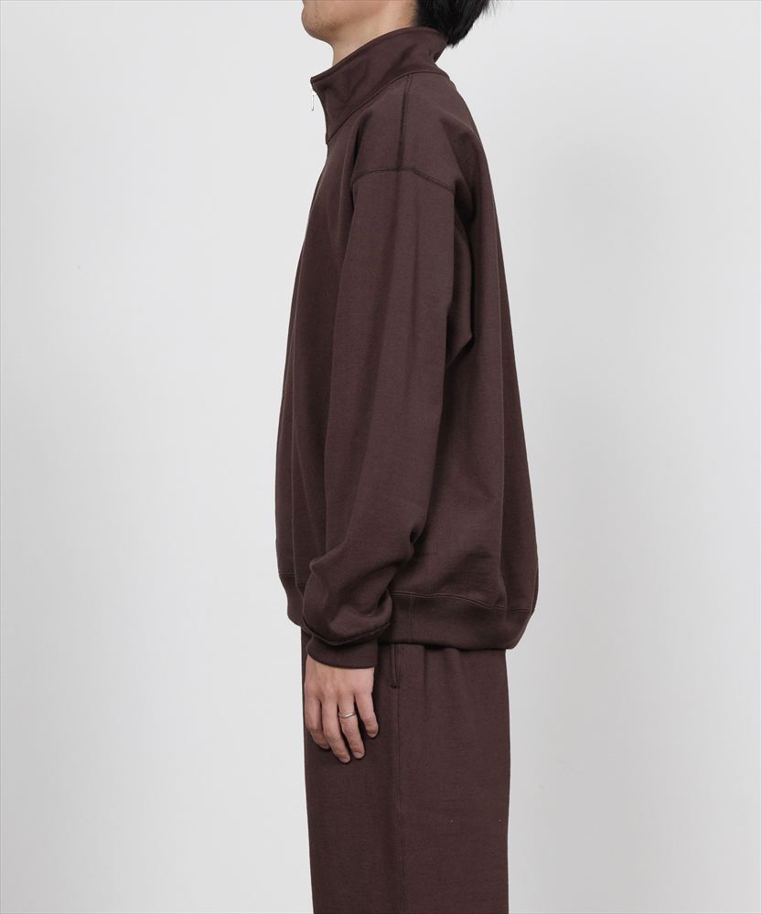 COMFORT HALF ZIP ORGANIC COTTON HEAVY FLEECE