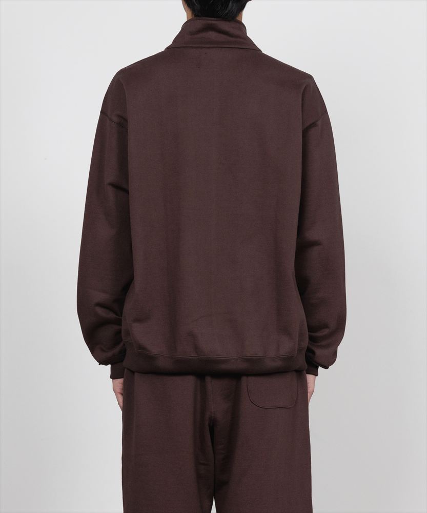 COMFORT HALF ZIP ORGANIC COTTON HEAVY FLEECE