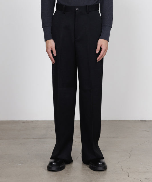  FLAT FRONT WIDE TROUSERS POLWARTH TUXEDO CLOTH  