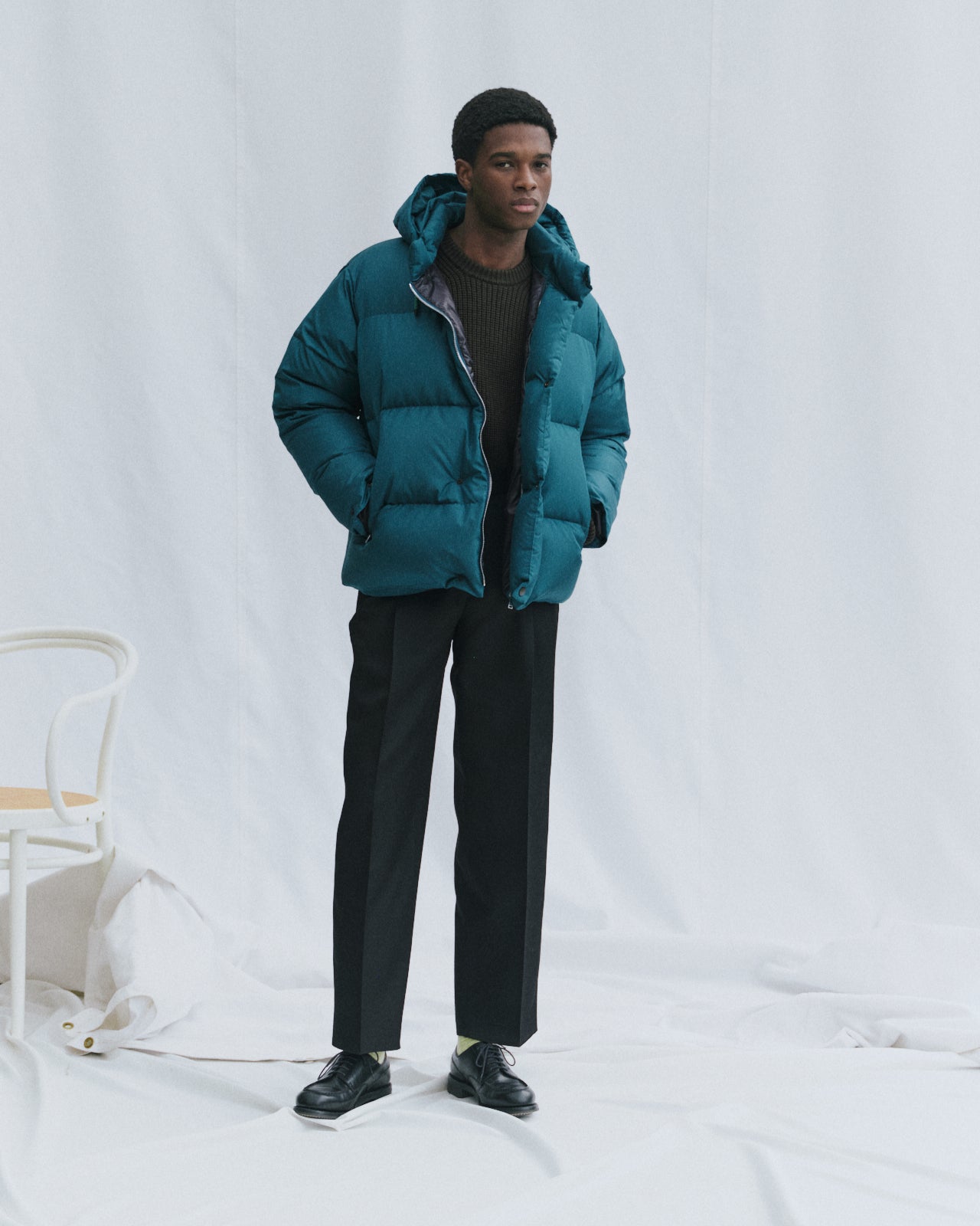 ALPINE SHORT DOWN PARKA SILK RIPSTOP