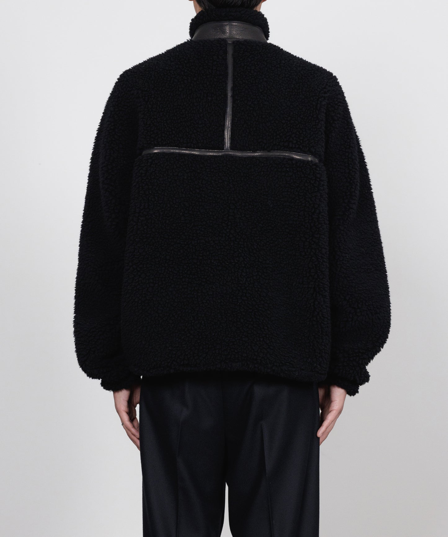 RETRO CARDIGAN ROCKY MERINO SHEEP BOA