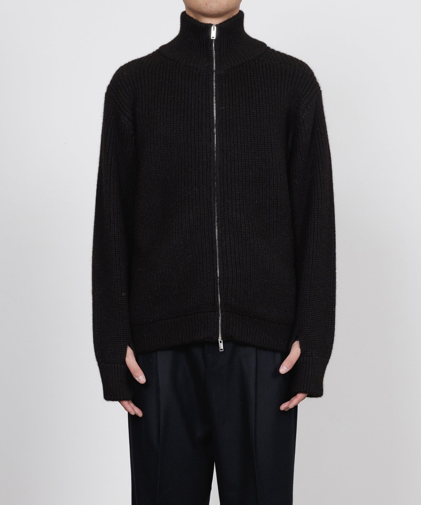 DRIVERS KNIT BABY BLACK ALPACA