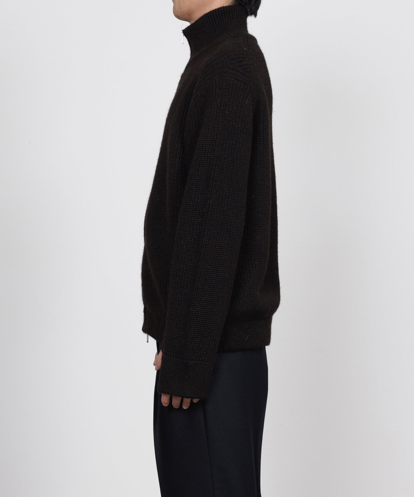DRIVERS KNIT BABY BLACK ALPACA