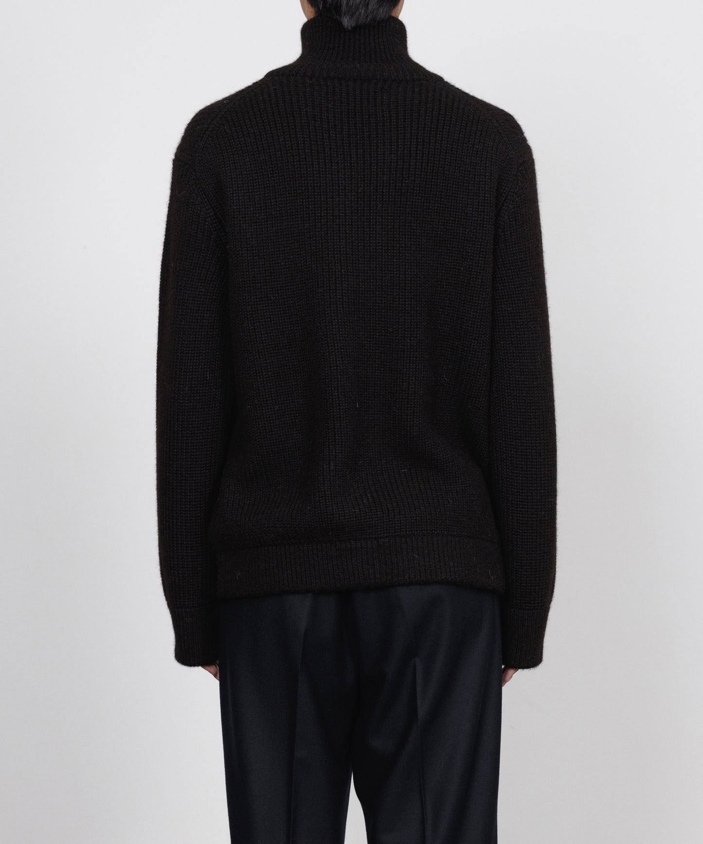 DRIVERS KNIT BABY BLACK ALPACA