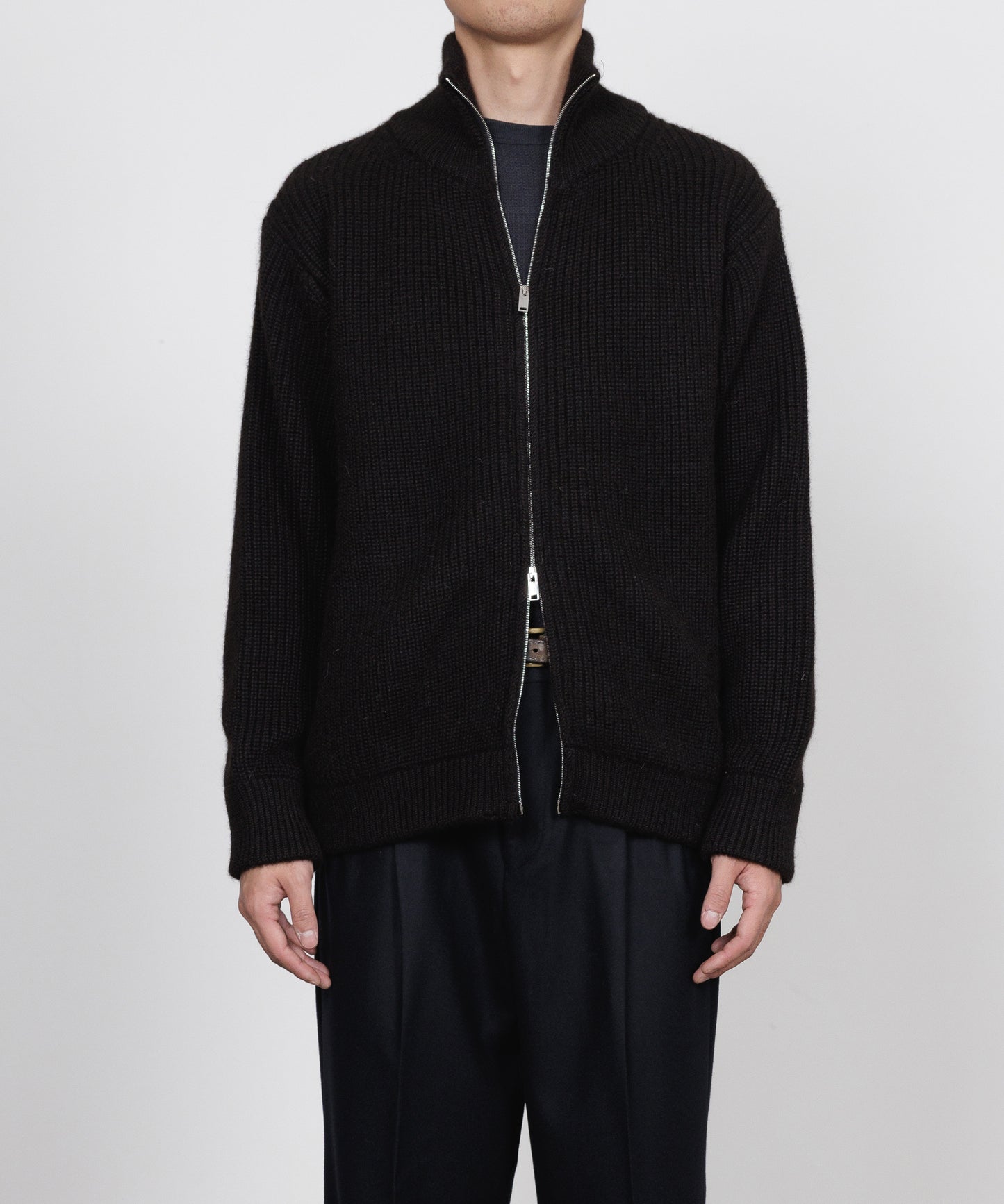 DRIVERS KNIT BABY BLACK ALPACA