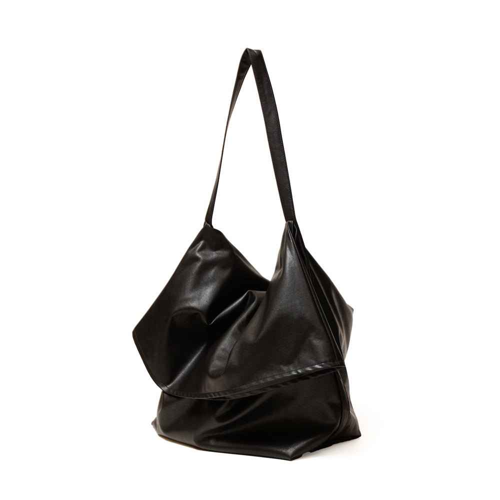 SYNTHETIC LEATHER SHOULDER BAG